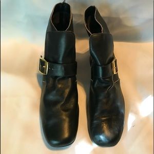 Vintage mod black boots by Kraus sz 8.5